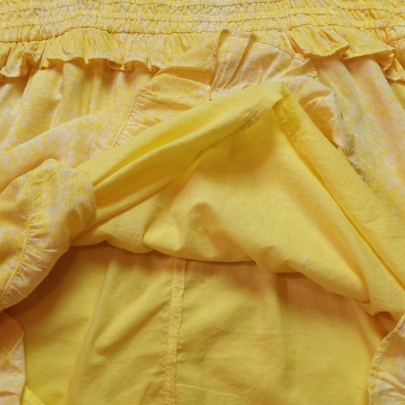 NWOT BP Dress Size 1X Yellow - Picture 4 of 5